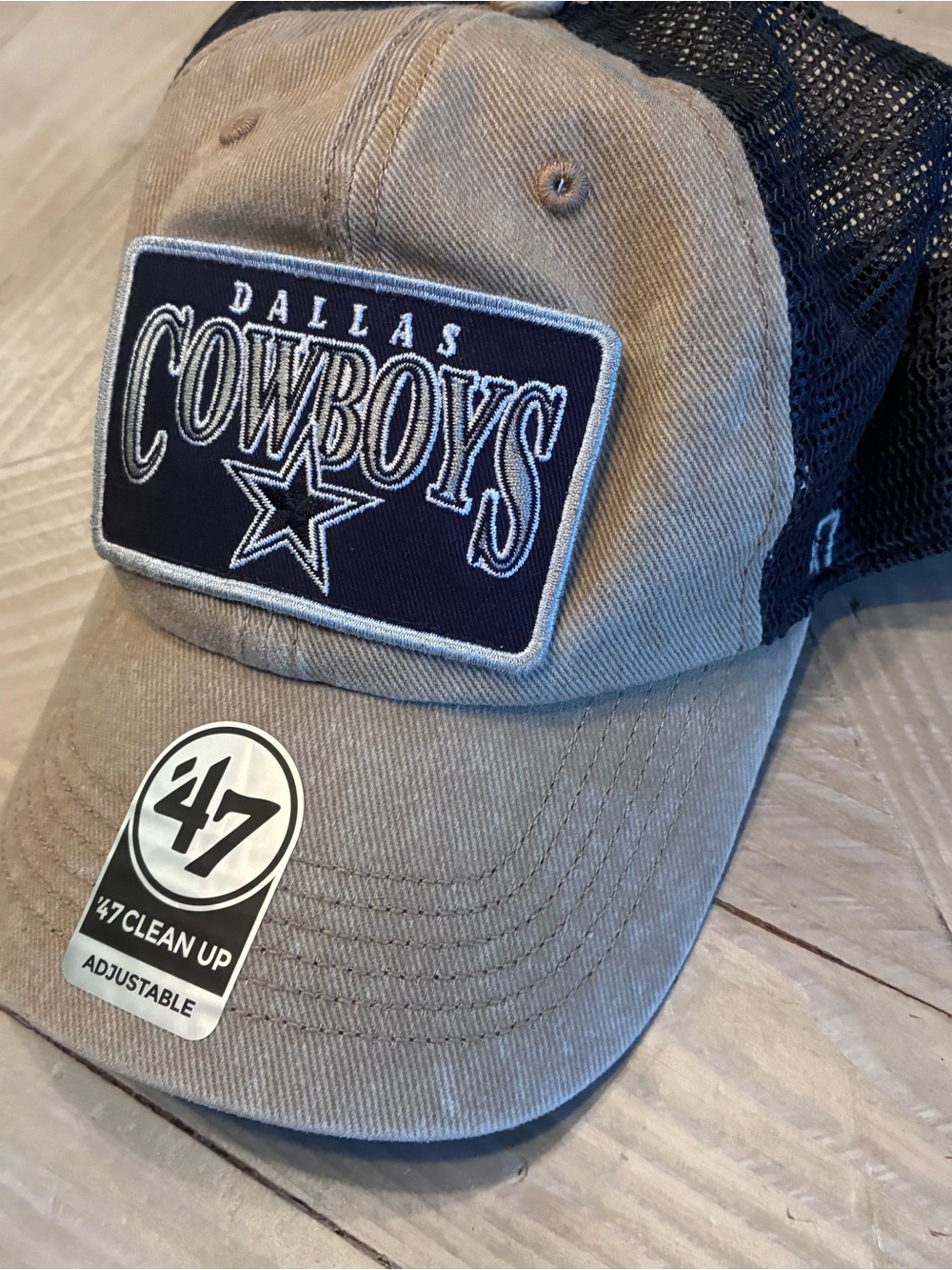 47 Dallas Cowboys Trucker Hat - Khaki & Black